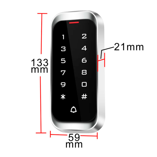 Клавіатура з контролером і зчитувачем EM-Marine, HID та Mifare Trinix TRK-1107EHMW водонепроникна