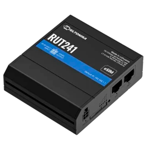 Промисловий стільниковий маршрутизатор Teltonika RUT241 з 4G LTE, Wi-Fi, eSIM