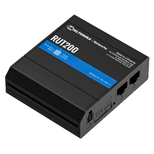 Промисловий стільниковий маршрутизатор Teltonika RUT200 з 4G LTE, Wi-Fi