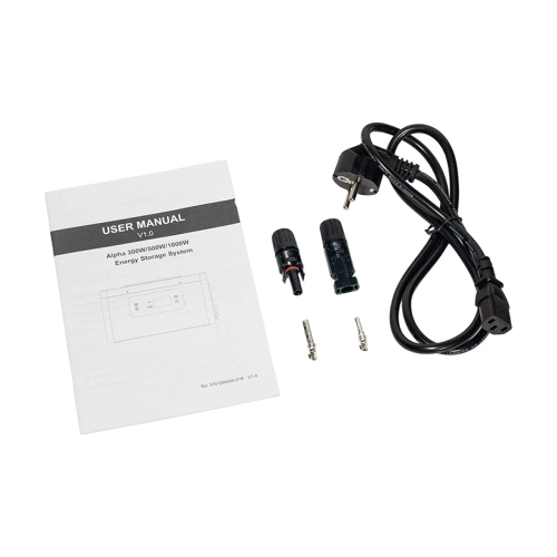 Портативна зарядна станція – система резервного живлення (інвертор та батарея) Sako Alpha-ESS-500W/1KWh. Потужність 500 Вт, енергоємність 1004.8 Вт*год, LifePO4