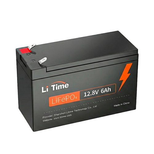 Акумуляторна батарея літій-залізо-фосфатна 12.8В 6А*год LiFePO4 LiTime L12V6-6-BASIC-4-A6