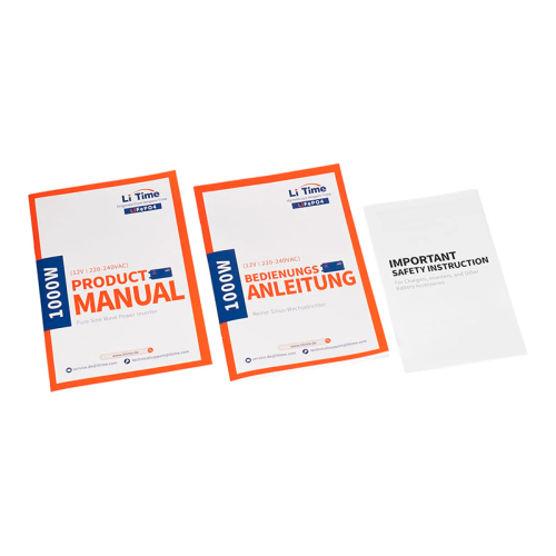 Автономний однофазний інвертор 1kW/12V LiTime L12V1KW-EN-D