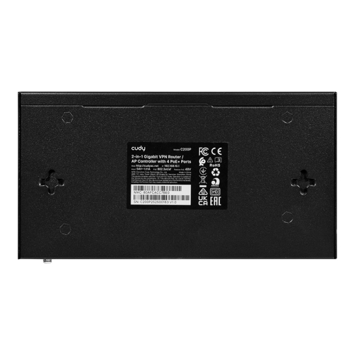 Контролер точок доступу AP / гігабітний VPN-маршрутизатор Cudy C200P з 4 портами PoE+