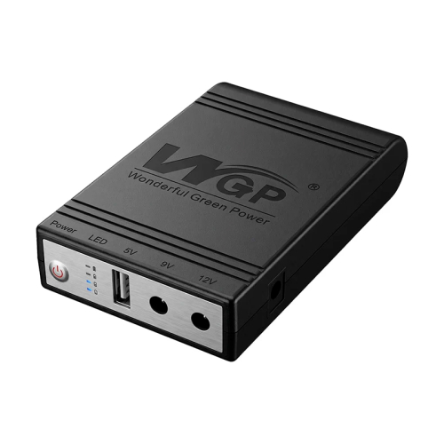 Джерело безперебійного живлення Mini UPS WGP UPS1032 10400mAh 5V/9V/12V, Li-ion 4*2.6Ah, для роутера та оптичного терміналу