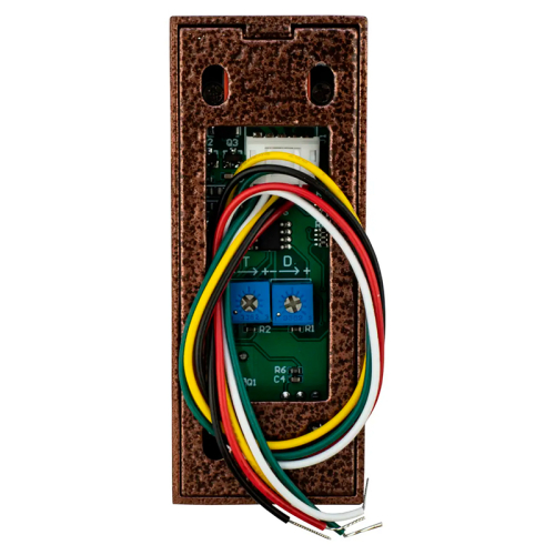 Кнопка выхода бесконтактная металлическая уличная накладная SEVEN K-7496ND bronze