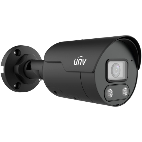 IP-відеокамера вулична Uniview IPC2124LE-ADF28KMC-WL Black