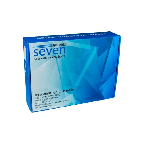 PoE коммутатор 16 портов SEVEN P-73216G-SFP