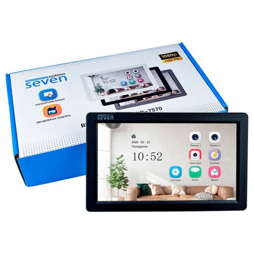 IP домофон SEVEN DP-7573 - IPS White