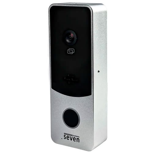 Виклична панель домофону із вбудованим контролером SEVEN CP-7508 FHD silver