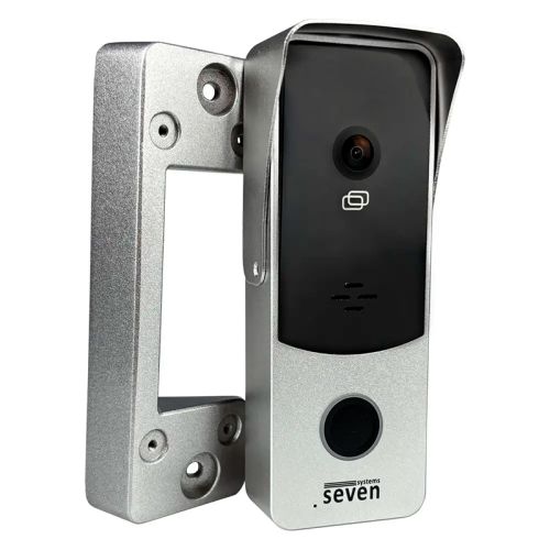 Виклична панель домофону із вбудованим контролером SEVEN CP-7508 FHD silver