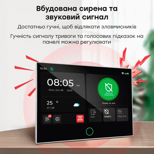 Комплект беспроводной сигнализации Trinix TRX-4G-Kit(LCD)(WiFi) с WiFi и 4G LTE