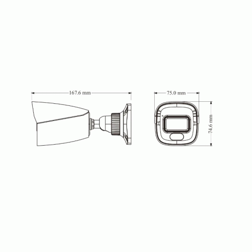 IP-відеокамера 8Mp TVT TD-9481S4L-C(D/PE/AW2) White f=2.8mm, ІЧ+LED-підсвічування, з мікрофоном
