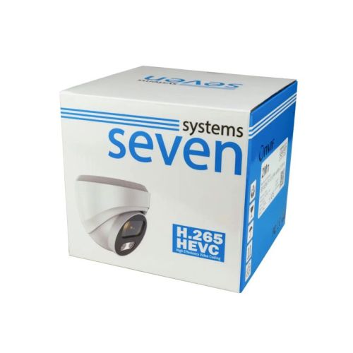 IP-видеокамера 2 Мп уличная SEVEN IP-1012PA white 2,8 мм