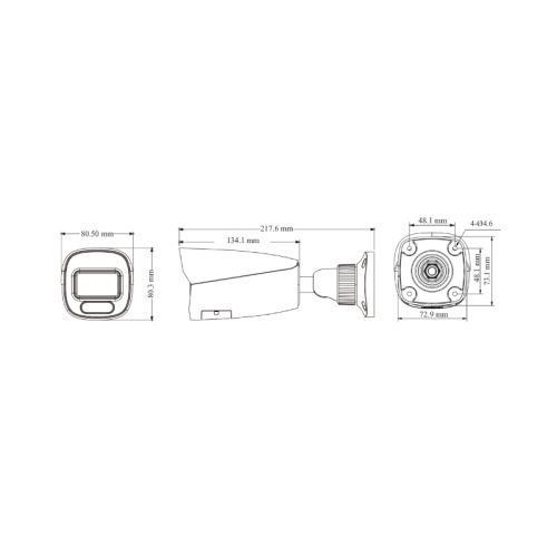IP-відеокамера 6Mp TVT TD-9462S4-PA(D/AZ/PE/AW3) White f=2.8-12mm, ІЧ+LED-підсвічування, з мікрофоном та динаміком