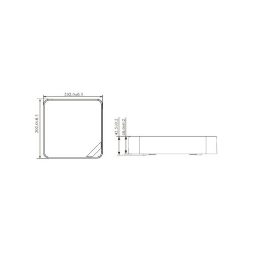 IP-видеорегистратор 4-канальный 8Mp TVT TD-3004H1-4P-A1L (40-64) с 4 портами PoE