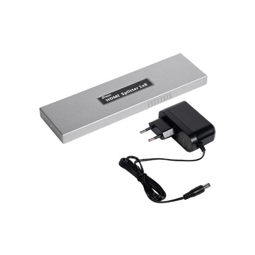 Розгалужувач відеосигналу HDMI 1x8 4K Dtech DT-7148B(MS)