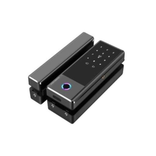 Розумний біометричний замок на скляні двері SEVEN LOCK SL-7776BF black