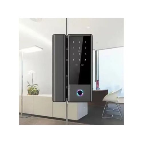 Розумний біометричний замок на скляні двері SEVEN LOCK SL-7776BF black