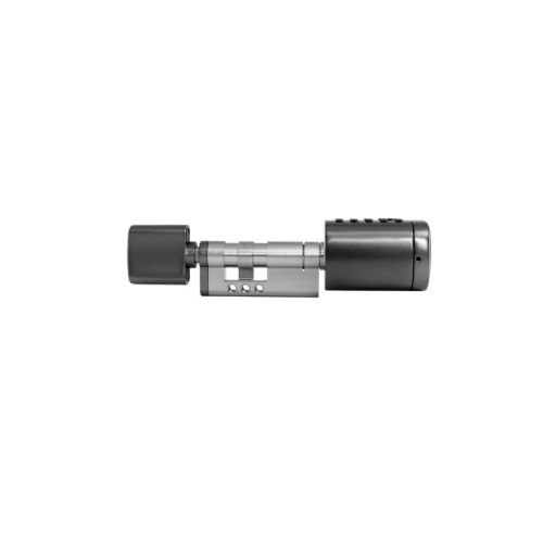 Розумний дверний біометричний замок (циліндр) SEVEN LOCK SL-7773BF black (40-106 мм)