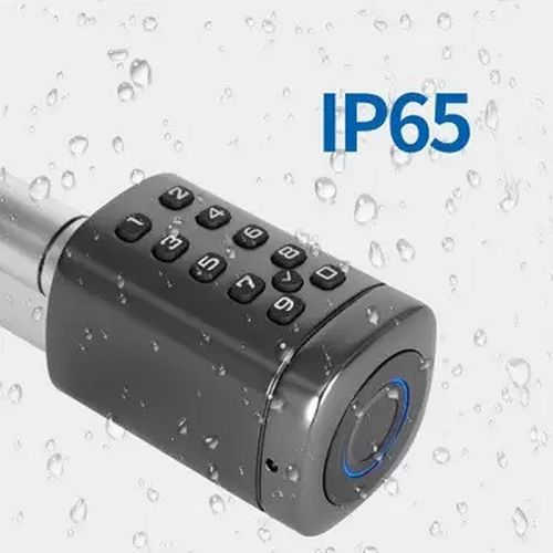 Розумний дверний біометричний замок (циліндр) SEVEN LOCK SL-7773BF black (40-106 мм)