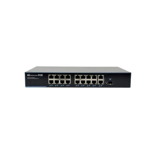 Комутатор PoE-1018-16P-1S/250 AI