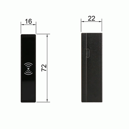 Меблевий RFID замок SEVEN LOCK R-15