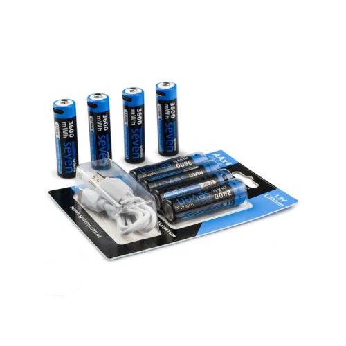 Акумуляторна батарейка SEVEN AA 1.5V Li-ion 4 шт
