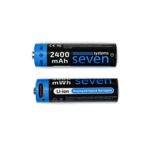 Акумуляторна батарейка SEVEN AA 1.5V Li-ion 4 шт