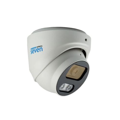 IP-відеокамера 5 Мп SEVEN IP-1015PA-DL white 2,8 мм з розумним подвійним підсвічуванням