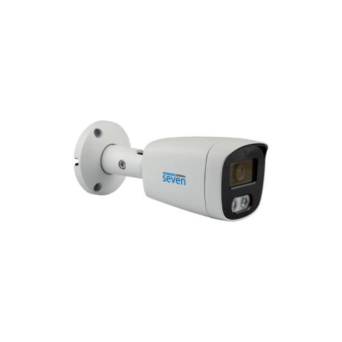 IP-відеокамера 5 Мп SEVEN IP-7225PA-DL white 2,8 мм з розумним подвійним підсвічуванням