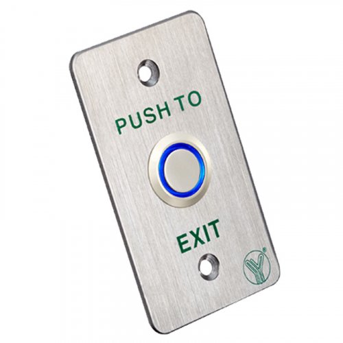 Кнопка виходу Yli Electronic PBK-814B(LED) з LED-підсвічуванням