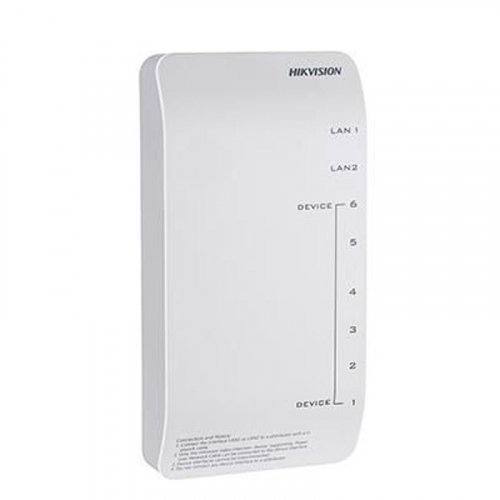 Розподільник Hikvision DS-KAD606-N аудіо/відео сигналу для IP систем