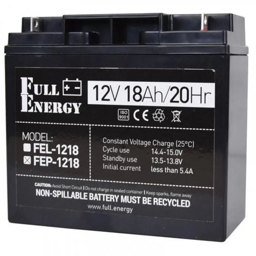 Full Energy FEP-1218 для ИБП 12В 18Ач