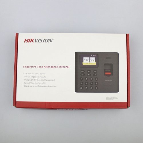 Термінал Hikvision DS-K1A802MF облік робочого часу