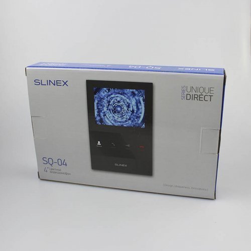 Аналоговий домофон із сенсорними кнопками Slinex SQ-04 White