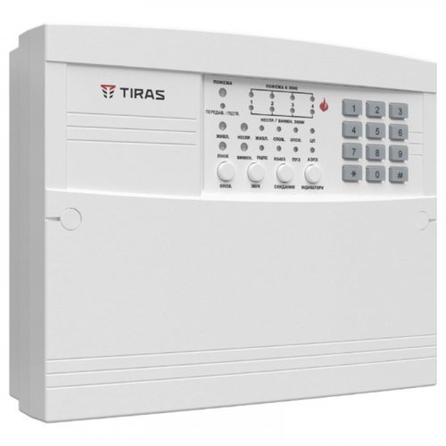 Прилад приймально-контрольний пожежний Tiras 4П