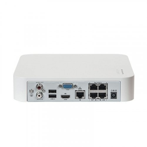 IP видеорегистратор Tecsar Lead NVR-L-4CH1H4POE-5-SM