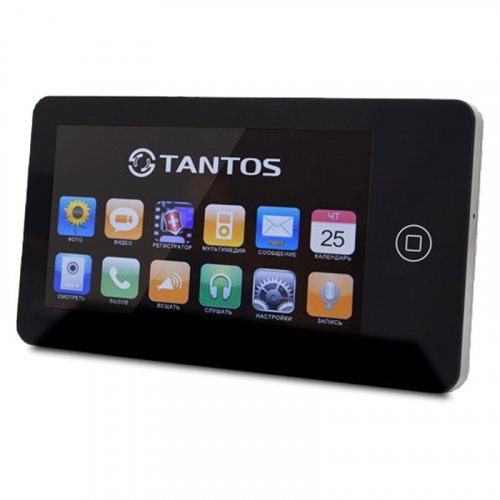 Видеодомофон с сенсорным экраном и видеорегистратором Tantos Neo 7" (Black)
