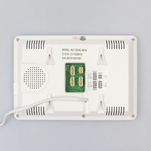 Видеодомофон с записью и сенсорными кнопками ATIS AD-720HD White
