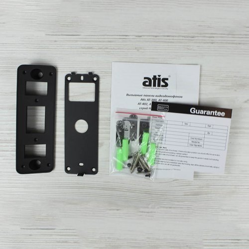 Антивандальна відеопанель для домофону Atis AT-400HD Black