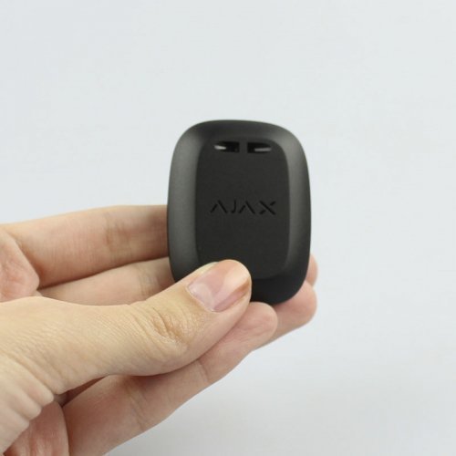 Бездротова кнопка тривожна Ajax Button black