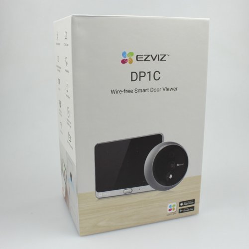 Дверной глазок Ezviz CS-DP1C (A0-4A1WPFBSR) Wi-Fi звонок и домофон 3 в 1